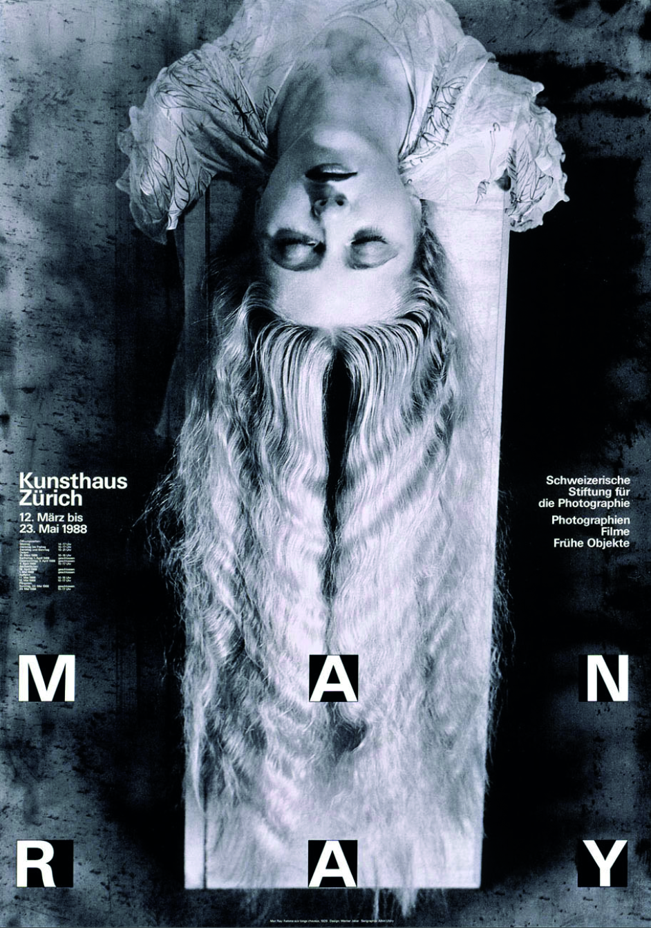Plakat "Man Ray", Kunsthaus Zürich (1988)