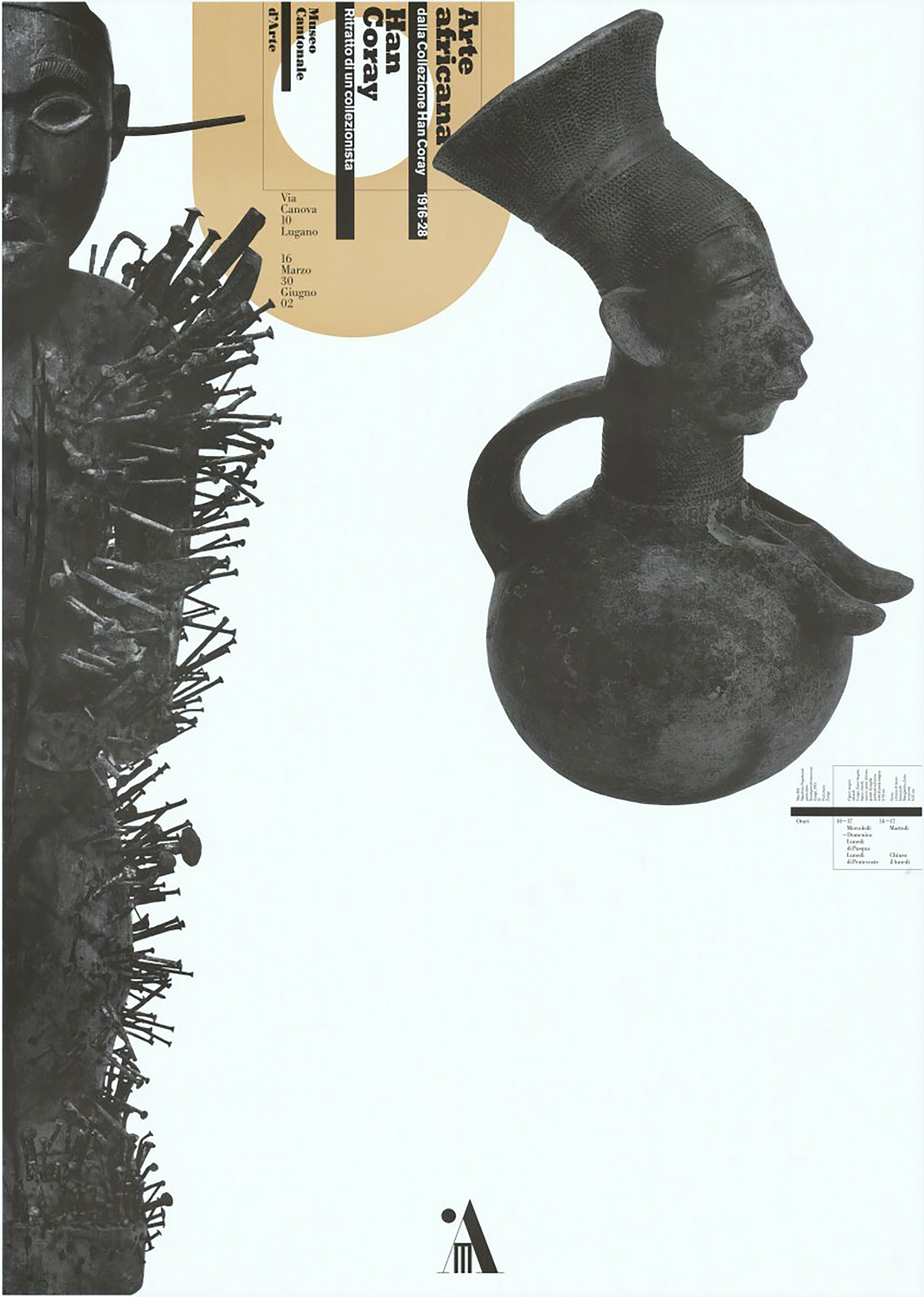 Plakat. Schrift. Arte africana dalla collezione Han Coray 1916-28