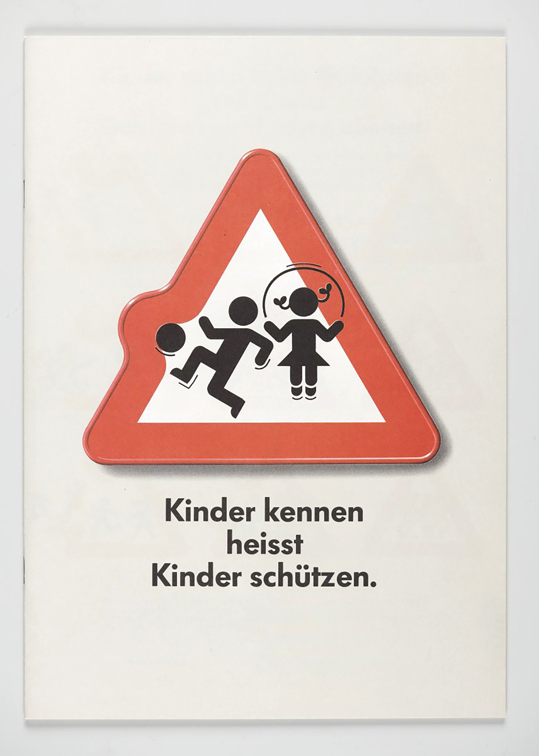 Druckgraphik, divers. Informationsbroschüre, Kinder im Strassenverkehr