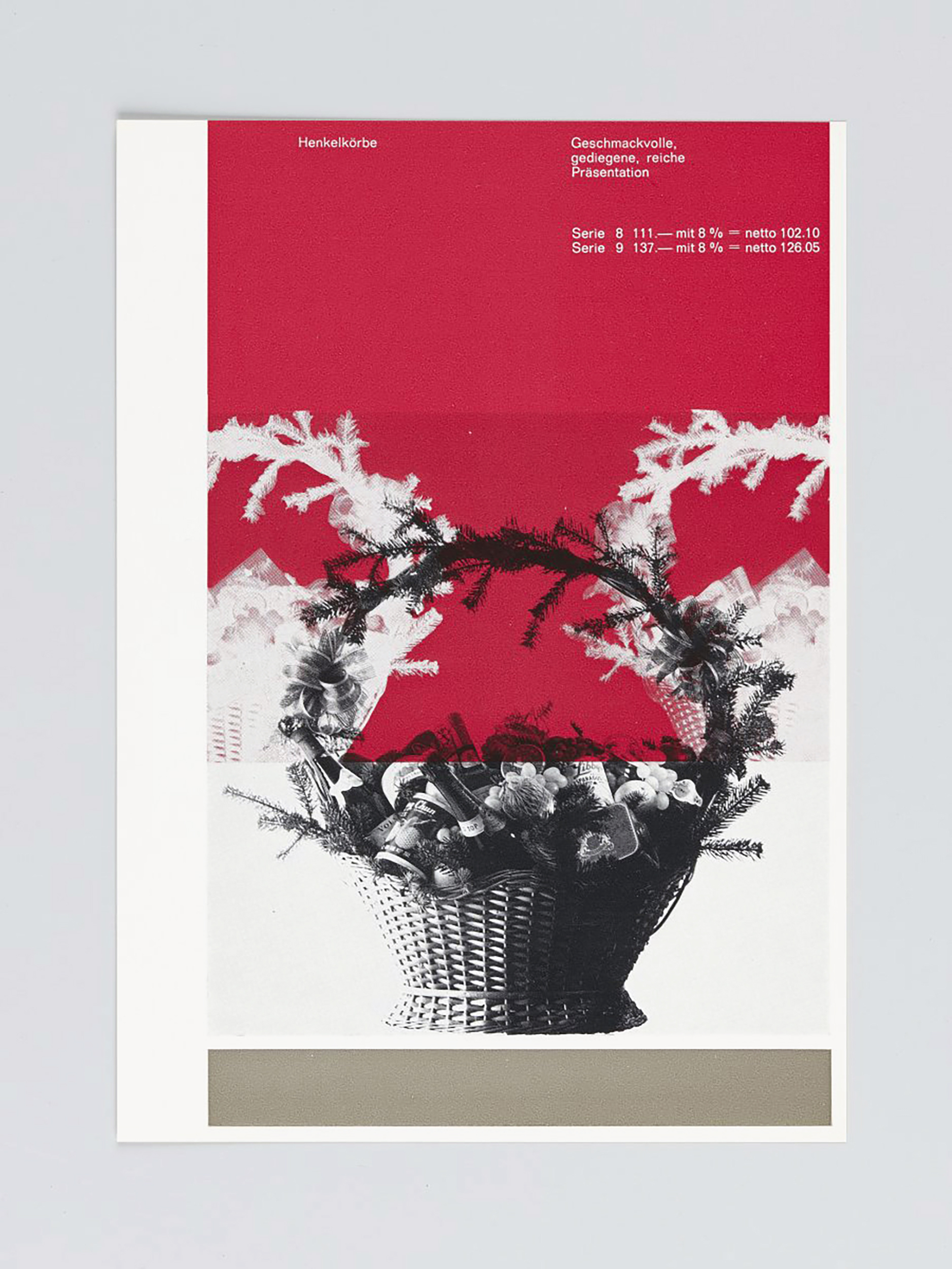 Prospekt (Werbung). Henkelkörbe